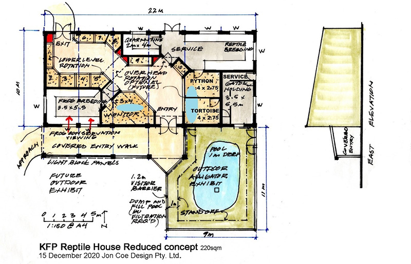 Concept Plan for Reptile House